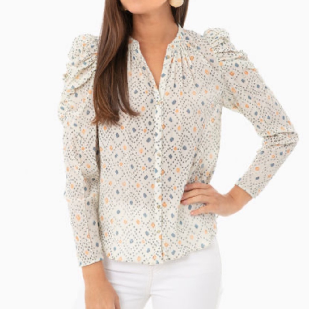 Ulla Johnson Willa Top in Cream sz 6